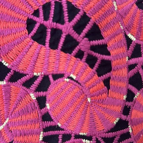 Tibi Paisley Embroidered Shift Dress 4 - Picture 4 of 8